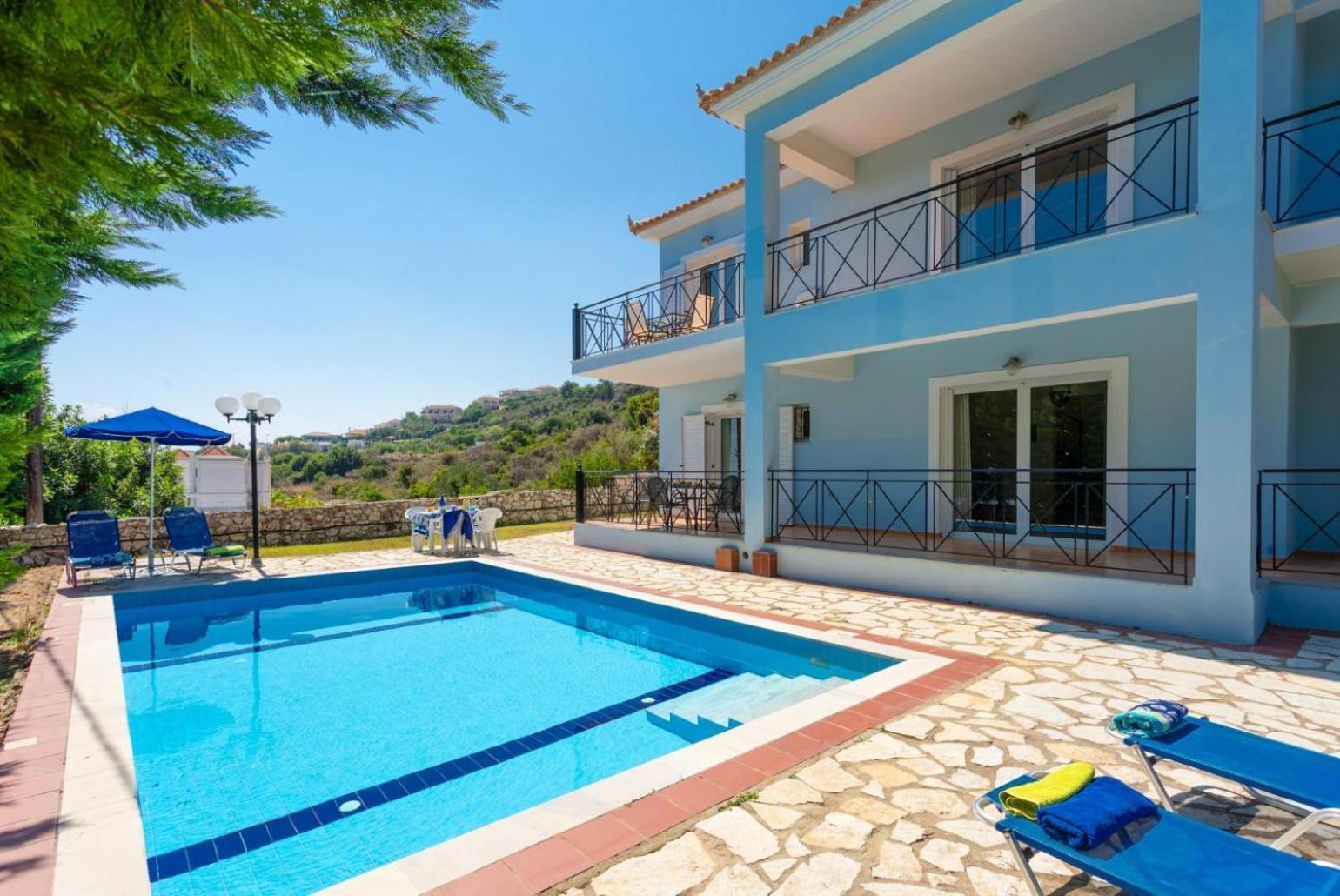 Skala Villa Blue Spathion Exterior photo