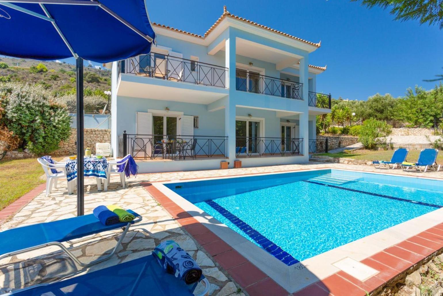 Skala Villa Blue Spathion Exterior photo